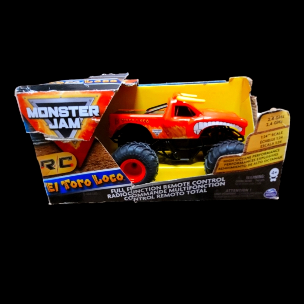 Official El Toro Loco Remote Control Monster Truck, 1:24 Scale, 2.4 GHz